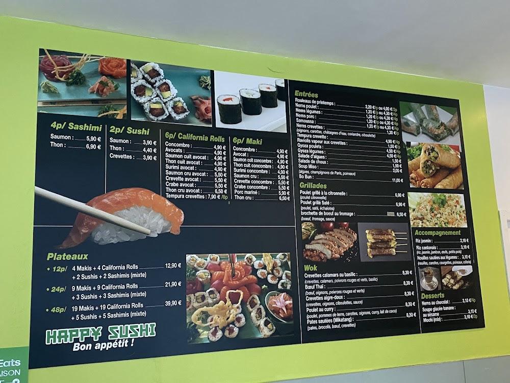 Happy sushi - Menu Image 1